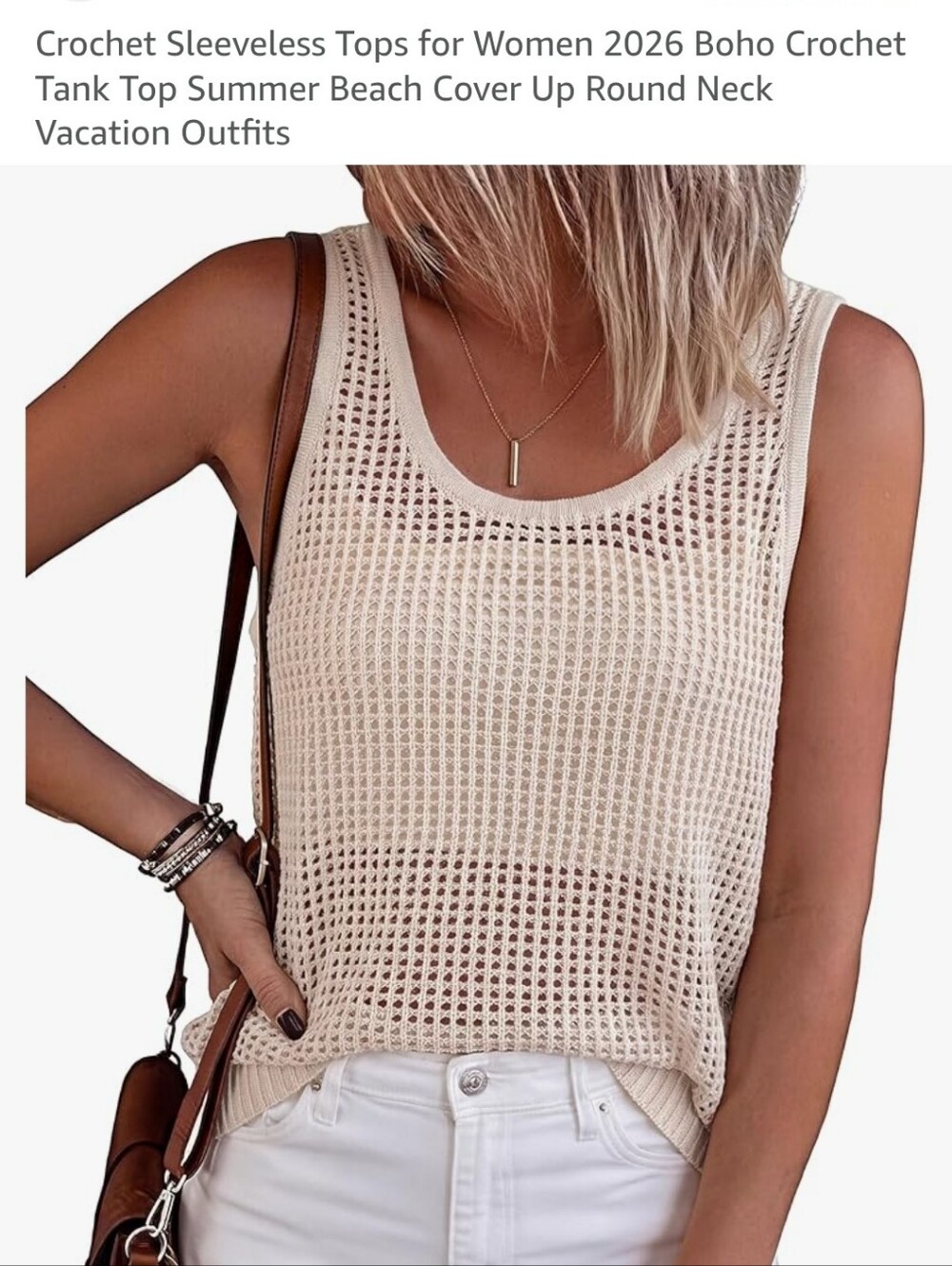 Size Medium Crochet Coverup